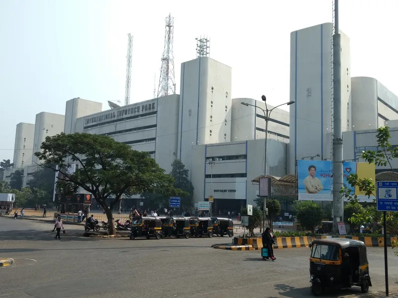 Vashi red light area, Mumbai — the massive concrete station complex, Navi Mumbai's planned face